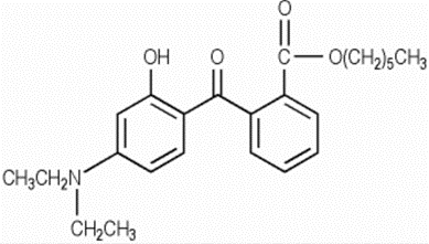 Диэтиламиногидроксибензоилгексилбензоат.png
