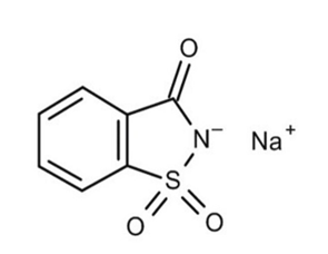 Структурная формула сахарина натрия.png